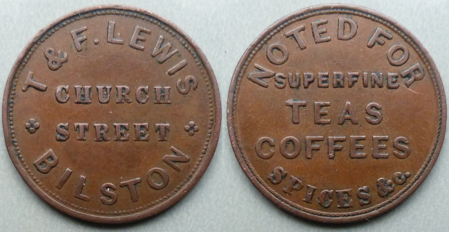 Bilston, T & F Lewis tea dealers Bilston, T & F Lewis tea dealers